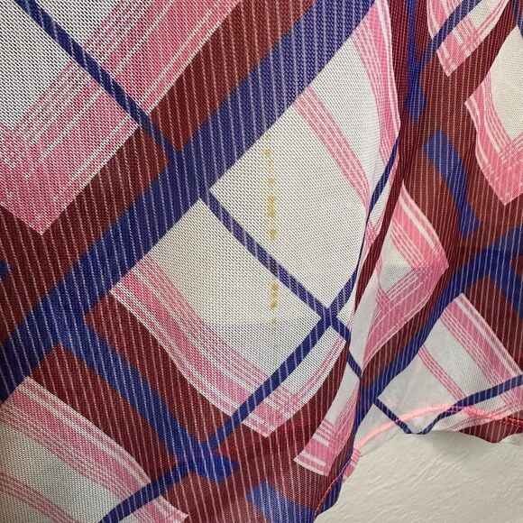 Anthropologie CeliaB Midi Slip Dress Green Ixora Mesh Preppy Retro XS $130 - Picture 11 of 12